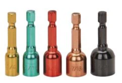 5pieces color-coded nut setter set