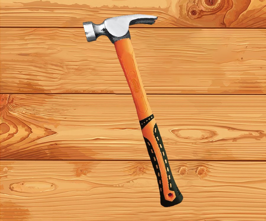Goldfish hammer with TPR plastic coated handle