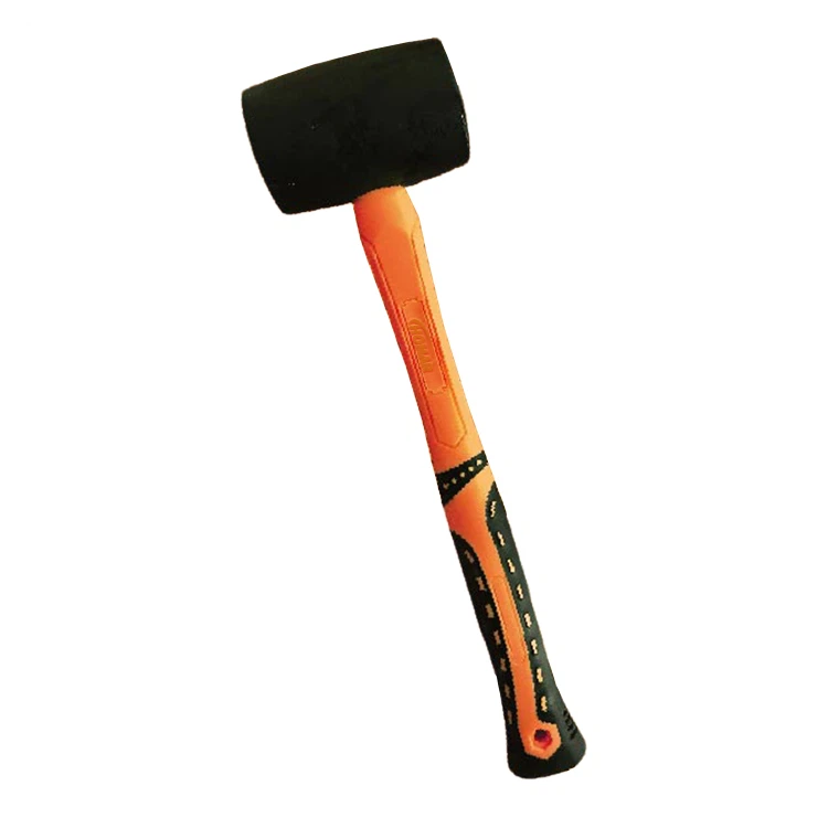 HLD022-08 Black Rubber Hammer 
