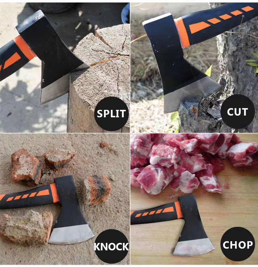 wood chopping hatchet use
