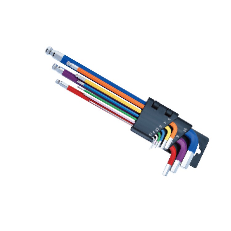 Colorized Ball Point Hex Key 9pcs Set Colorized Ball Point Hex Key 9pcs Set