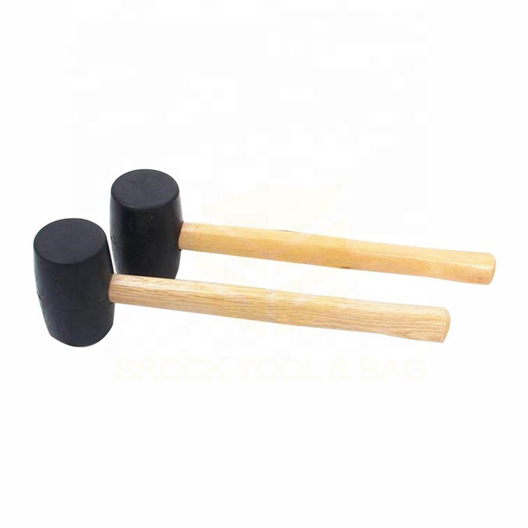 Rubber Mallet with Wooden Handle