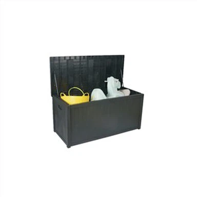 Wooden Style Outdoor Storage Box with Hinges 430l