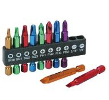10pieces Color Screw Diver Bits Set