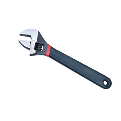 Adjustable Wrench with Dipped Handle