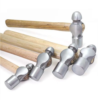 Ball Peen Hammer With Wooden Handle