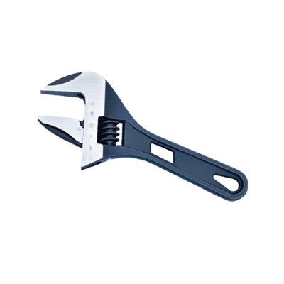 Stubby Wide Jaw Adjustable Wrench